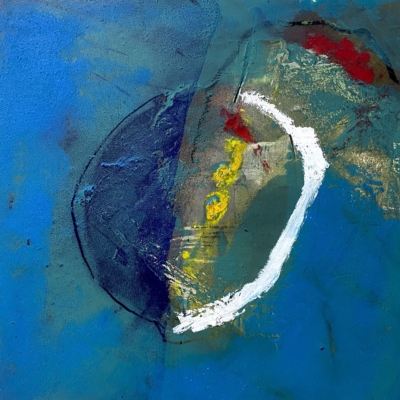 A Gem Beyond Compare Mixed Media on Framed Cradled Wood Panel | 28cm sq